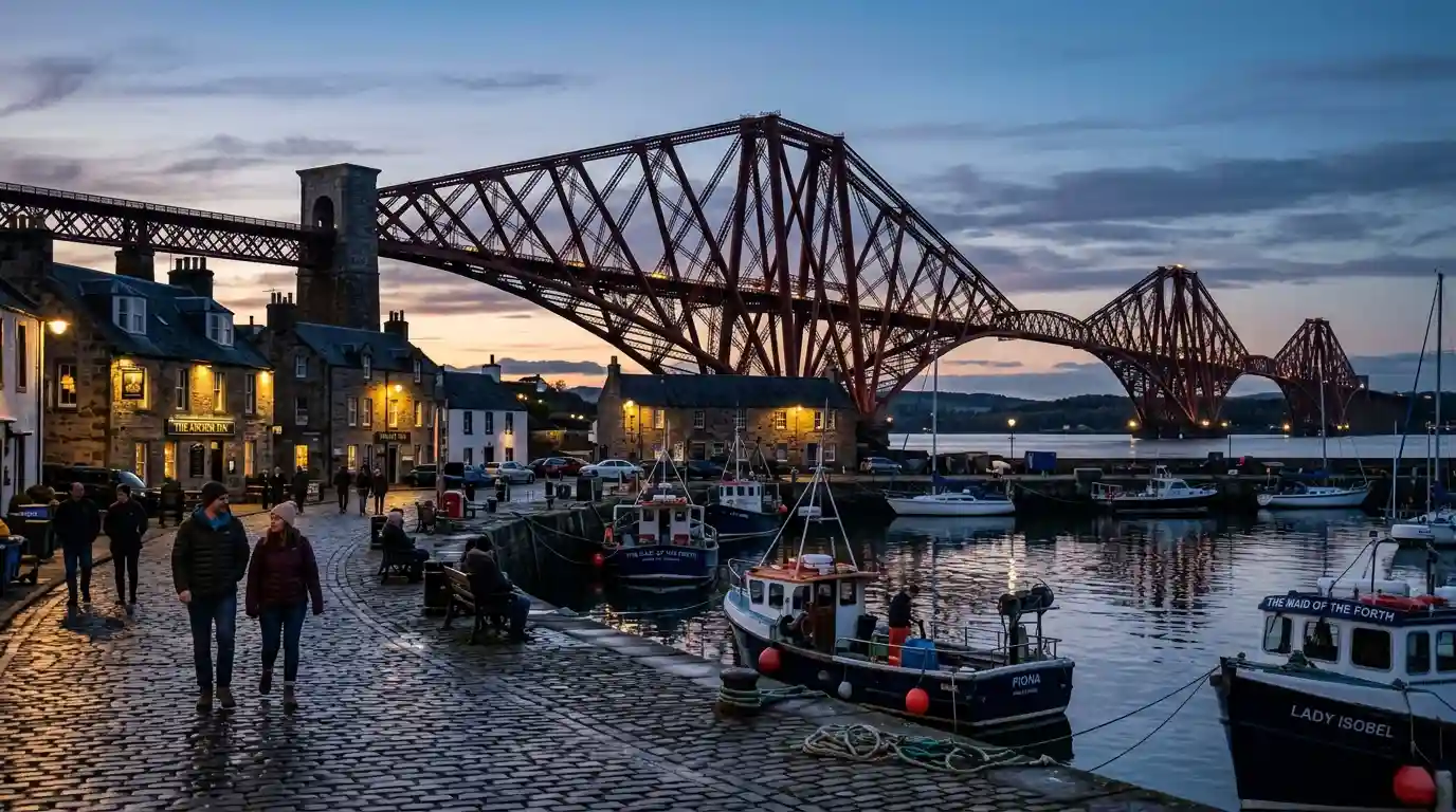 South Queensferry Forth Bridge day trip Edinburgh